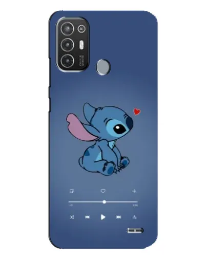 Чехол для TECNO Pop 6 Pro (BE8) с картинкой «Музыкальный Stitch»
