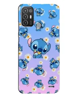 Чехол для TECNO Pop 6 Pro (BE8) с картинкой «Паттерн со Стичем» Чехол для TECNO Pop 6 Pro (BE8) с картинкой «Паттерн со Стичем»