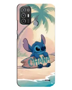 Чехол для TECNO Pop 6 Pro (BE8) с картинкой «Стич на серфе» Чехол для TECNO Pop 6 Pro (BE8) с картинкой «Стич на серфе»