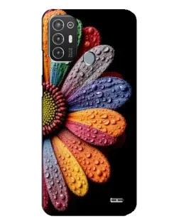 Чехол для TECNO Pop 6 Pro (BE8) с картинкой «Радужный цветок» Чехол для TECNO Pop 6 Pro (BE8) с картинкой «Радужный цветок»