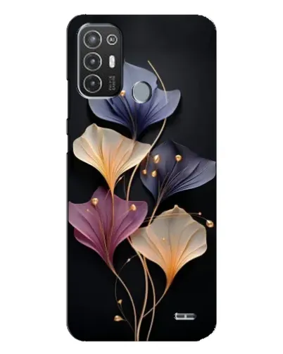 Чехол для TECNO Pop 6 Pro (BE8) с картинкой «Лиловые цветы грации»