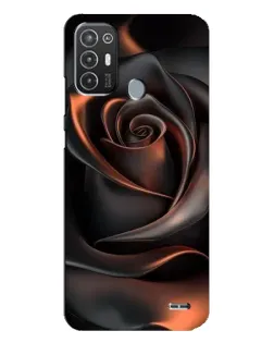Чехол для TECNO Pop 6 Pro (BE8) с картинкой «Шелковая черная роза» Чехол для TECNO Pop 6 Pro (BE8) с картинкой «Шелковая черная роза»