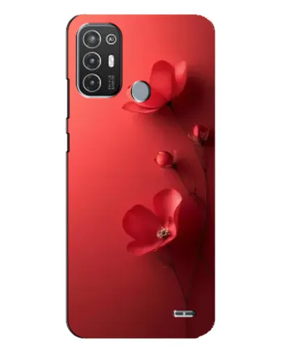 Чехол для TECNO Pop 6 Pro (BE8) с картинкой «Маковые соцветия»