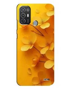 Чехол для TECNO Pop 6 Pro (BE8) с картинкой «Золотые лепестки» Чехол для TECNO Pop 6 Pro (BE8) с картинкой «Золотые лепестки»