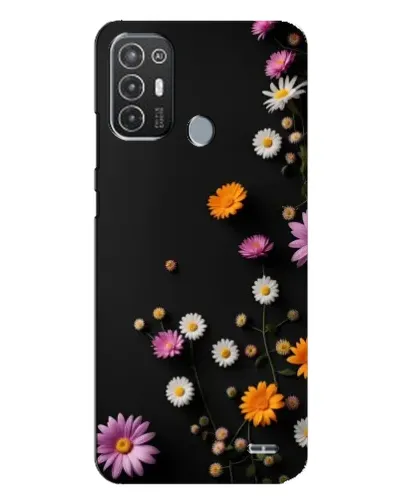 Чехол для TECNO Pop 6 Pro (BE8) с картинкой «Цветочная композиция»