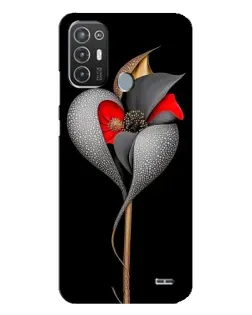 Чехол для TECNO Pop 6 Pro (BE8) с картинкой «Серебряный фантазийный цветок» Чехол для TECNO Pop 6 Pro (BE8) с картинкой «Серебряный фантазийный цветок»