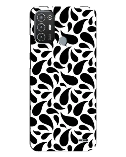 Чехол для TECNO Pop 6 Pro (BE8) с картинкой «Контрастные черные капли» Чехол для TECNO Pop 6 Pro (BE8) с картинкой «Контрастные черные капли»