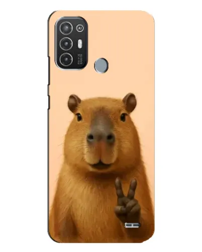 Чехол для TECNO Pop 6 Pro (BE8) с картинкой «Капибара виктория» Чехол для TECNO Pop 6 Pro (BE8) с картинкой «Капибара виктория»
