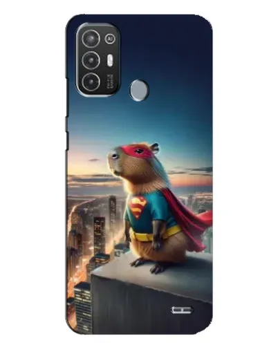 Чехол для TECNO Pop 6 Pro (BE8) с картинкой «Капи-мен супергерой» Чехол для TECNO Pop 6 Pro (BE8) с картинкой «Капи-мен супергерой»