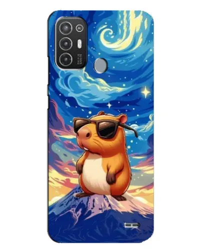 Чехол для TECNO Pop 6 Pro (BE8) с картинкой «Капибара Ван Гога» Чехол для TECNO Pop 6 Pro (BE8) с картинкой «Капибара Ван Гога»