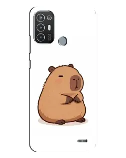 Чехол для TECNO Pop 6 Pro (BE8) с картинкой «Толстенькая капибара»