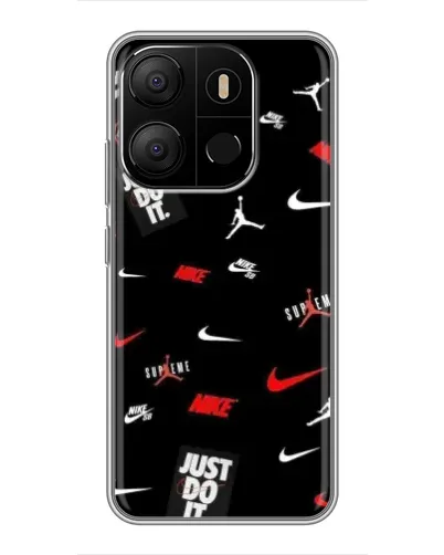 Чохол для TECNO Pop 7 Pro з картинкою «Nike Mix Pattern»