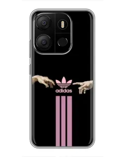 Чехол для TECNO Pop 7 Pro с картинкой «Adidas Hands»