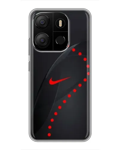 Чехол для TECNO Pop 7 Pro с картинкой «Абстрактный дизайн Nike»