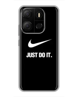Чехол для TECNO Pop 7 Pro с картинкой «Классический принт Nike»