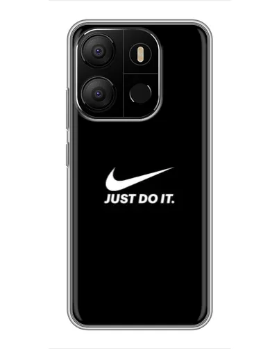 Чехол для TECNO Pop 7 Pro с картинкой «Минимализм от Nike»