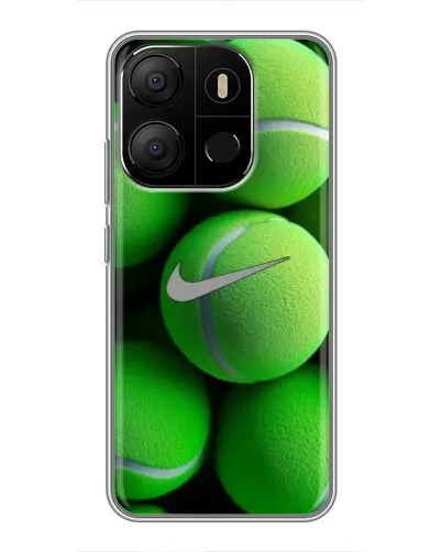 Чехол для TECNO Pop 7 Pro с картинкой «Теннисные мячи Найк»