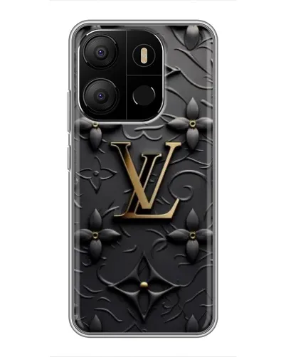 Чехол для TECNO Pop 7 Pro с картинкой «Кожаная текстура LV» Чехол для TECNO Pop 7 Pro с картинкой «Кожаная текстура LV»