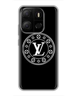 Чехол для TECNO Pop 7 Pro с картинкой «LV — печать стиля»