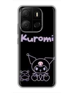 Чохол для TECNO Pop 7 Pro з картинкою «Kuromi — чорний мінімалізм» Чохол для TECNO Pop 7 Pro з картинкою «Kuromi — чорний мінімалізм»