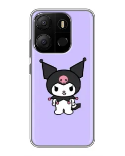 Чохол для TECNO Pop 7 Pro з картинкою «Kuromi — ніжний фіолетовий» Чохол для TECNO Pop 7 Pro з картинкою «Kuromi — ніжний фіолетовий»