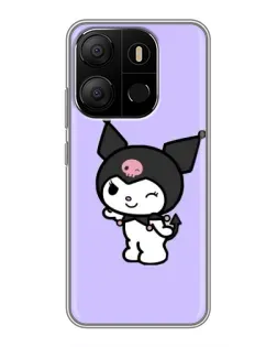 Чохол для TECNO Pop 7 Pro з картинкою «Класична Kuromi» Чохол для TECNO Pop 7 Pro з картинкою «Класична Kuromi»