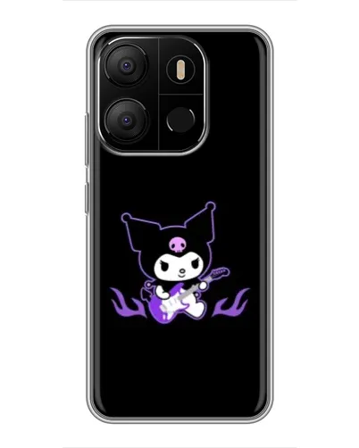 Чехол для TECNO Pop 7 Pro с картинкой «Электрическая Kuromi»
