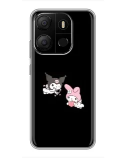 Чохол для TECNO Pop 7 Pro з картинкою «My Melody та Kuromi» Чохол для TECNO Pop 7 Pro з картинкою «My Melody та Kuromi»