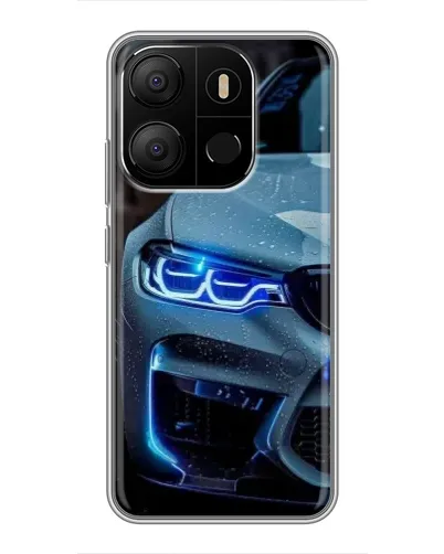 Чехол для TECNO Pop 7 Pro с картинкой «Взгляд BMW с синими фарами» Чехол для TECNO Pop 7 Pro с картинкой «Взгляд BMW с синими фарами»