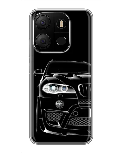 Чехол для TECNO Pop 7 Pro с картинкой «Темный силуэт BMW» Чехол для TECNO Pop 7 Pro с картинкой «Темный силуэт BMW»