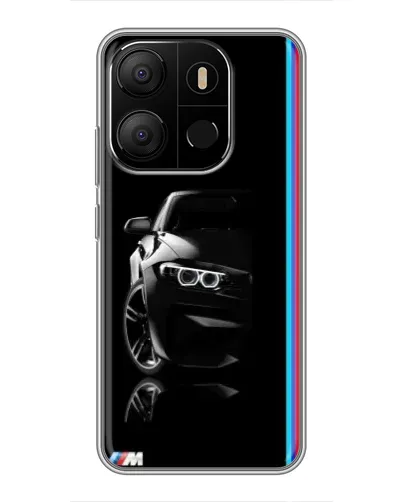 Чехол для TECNO Pop 7 Pro с картинкой «Силуэт BMW в темноте» Чехол для TECNO Pop 7 Pro с картинкой «Силуэт BMW в темноте»