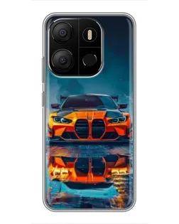 Чохол для TECNO Pop 7 Pro з картинкою «BMW — золота емблема» Чохол для TECNO Pop 7 Pro з картинкою «BMW — золота емблема»