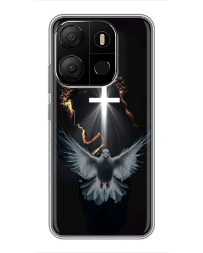 Чехол для TECNO Pop 7 Pro с картинкой «Голубь и Свет» Чехол для TECNO Pop 7 Pro с картинкой «Голубь и Свет»