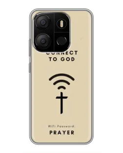 Чохол для TECNO Pop 7 Pro з картинкою «Молитва Connect»