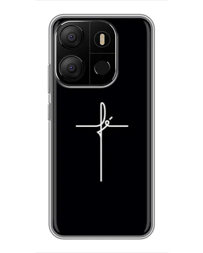 Чохол для TECNO Pop 7 Pro з картинкою «Тонкий хрест» Чохол для TECNO Pop 7 Pro з картинкою «Тонкий хрест»