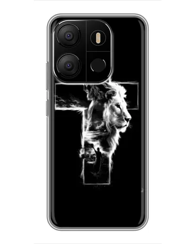 Чохол для TECNO Pop 7 Pro з картинкою «Сяючий хрест Jesus» Чохол для TECNO Pop 7 Pro з картинкою «Сяючий хрест Jesus»