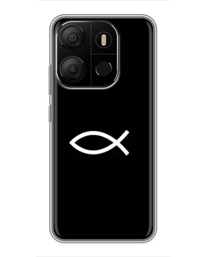 Чохол для TECNO Pop 7 Pro з картинкою «Символ риби Jesus» Чохол для TECNO Pop 7 Pro з картинкою «Символ риби Jesus»