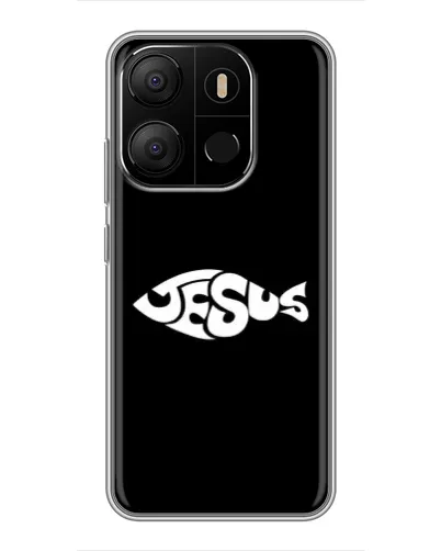 Чохол для TECNO Pop 7 Pro з картинкою «Риба Jesus» Чохол для TECNO Pop 7 Pro з картинкою «Риба Jesus»