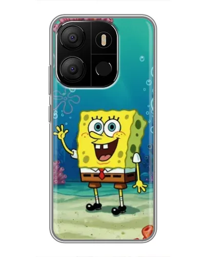 Чехол для TECNO Pop 7 Pro с картинкой «Подводный привет»