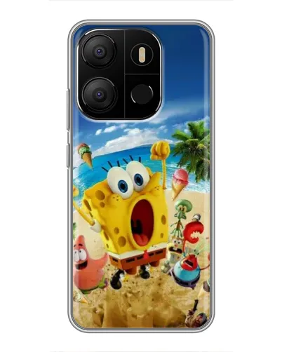 Чехол для TECNO Pop 7 Pro с картинкой «Развлечения на пляже»