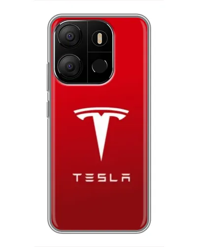 Чохол для TECNO Pop 7 Pro з картинкою «Tesla Red Classic» Чохол для TECNO Pop 7 Pro з картинкою «Tesla Red Classic»