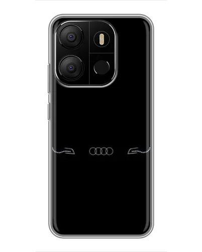 Чохол для TECNO Pop 7 Pro з картинкою «Audi — світловий підпис»