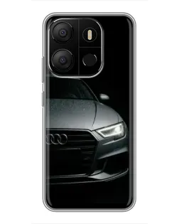 Чохол для TECNO Pop 7 Pro з картинкою «Audi — деталізація кузова»