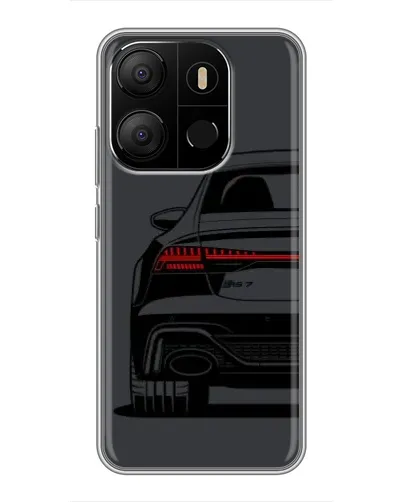 Чохол для TECNO Pop 7 Pro з картинкою «Задня частина Audi — арт»