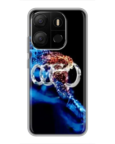 Чохол для TECNO Pop 7 Pro з картинкою «Енергія лого Audi»