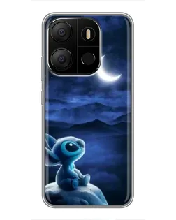 Чохол для TECNO Pop 7 Pro з картинкою «Місячна ніч Стіча» Чохол для TECNO Pop 7 Pro з картинкою «Місячна ніч Стіча»