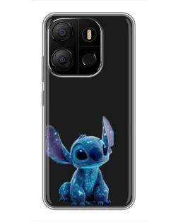 Чохол для TECNO Pop 7 Pro з картинкою «Стіч на чорному» Чохол для TECNO Pop 7 Pro з картинкою «Стіч на чорному»