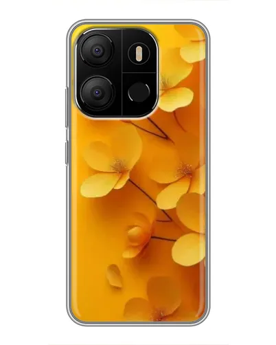 Чохол для TECNO Pop 7 Pro з картинкою «Золоті пелюстки» Чохол для TECNO Pop 7 Pro з картинкою «Золоті пелюстки»