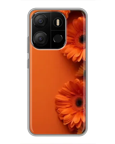 Чохол для TECNO Pop 7 Pro з картинкою «Помаранчеві гербери» Чохол для TECNO Pop 7 Pro з картинкою «Помаранчеві гербери»