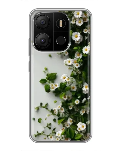 Чохол для TECNO Pop 7 Pro з картинкою «Гілка дрібних білих квітів» Чохол для TECNO Pop 7 Pro з картинкою «Гілка дрібних білих квітів»
